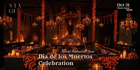 Хэллоуин в The Stage: Día de los Muertos