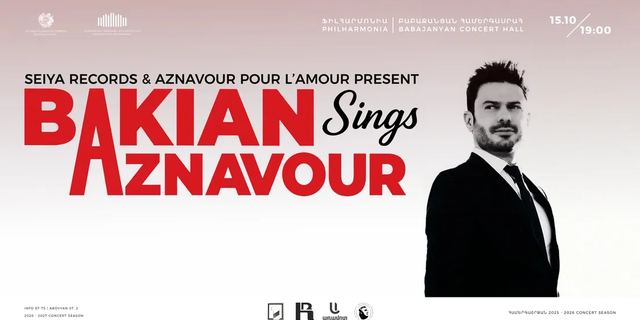 Афиша: Bakian Sings Aznavour