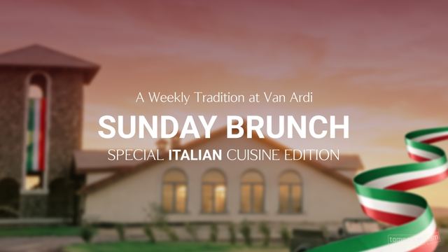 Афиша: Sunday brunch at Van Ardi